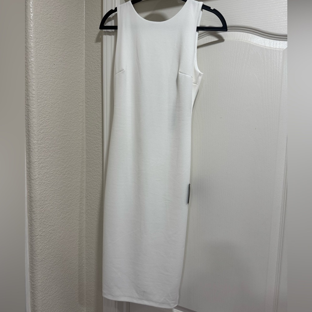 Lulus Elegant White Sleeveless Dress